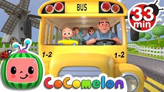 Wheels on the Bus  More Nursery Rhymes amp Kids Songs  CoComelon [upl. by Rebna291]