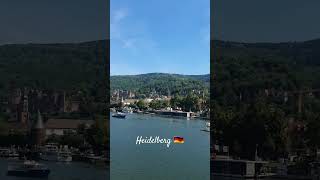 heidelberg heidelbergcastle germany duitsland germancity germanytourism river nature [upl. by Onstad]