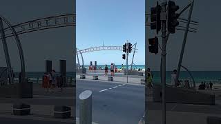 Surfers Paradise Beach Walk  Gold Coast 🏖️ [upl. by Elset]