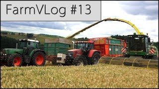 FarmVLOG13 Wir häckseln GPS für unsere Kühe  Ersteinsatz Häckselwagen [upl. by Candace177]