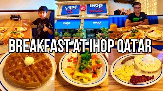 IHOP Qatar Breakfast Review  Yummy Pancakes amp Waffles  Qatar Food Diaries [upl. by Rianna]