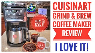 Review Cuisinart DGB900BC Grind amp Brew Thermal 12Cup Automatic Coffee maker [upl. by Rapsac]