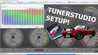 Miata Tunerstudio Setup Guide and First Start  MSPNP2 18L [upl. by Robb569]