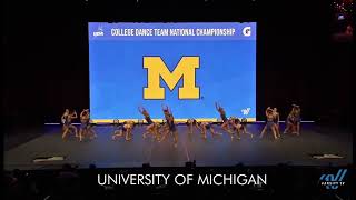 University of Michigan Dance Team 2024 ￼ JAZZ  UDA College Nationals FINALS [upl. by Medora]