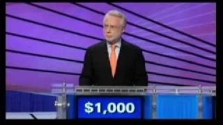 CNNs Wolf Blitzer On Jeopardy Finishes Game With Minus 4600 [upl. by Ardie]