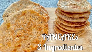 PANCAKES DE AVENA Y PLATANO  DESAYUNO Saludable y Delicioso [upl. by Tound716]