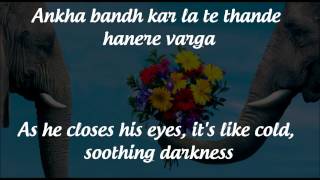 quotHeerquot Lyrics amp English Translation quotJab Tak Hai Jaanquot 2012 [upl. by Nossaj]