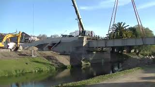 Trenes de Uruguay quotPuente Migueletequot Antes y después 2023 [upl. by Doane]