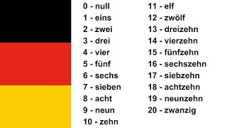 German for Children  Numbers in German 0 20  Learn how to count in German  Number Pronunciation [upl. by Egdamlat462]