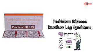 Pramipexole tablet in hindi  Pramipex er 075 tablet uses dose [upl. by Vandyke]