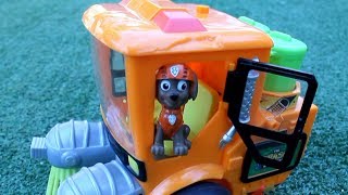 PATRULLA CANINA atrapa a los TRASH PACK juguetes PAW PATROL toys patrulla de cachorros basurillas [upl. by Atela976]