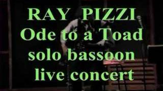 RAY PIZZI Live quotOde to a Toadquot at IDRS Solo Bassoon [upl. by Nomi110]