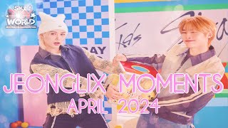 JEONGLIX MOMENTS  APRIL 2024 [upl. by Akkim454]