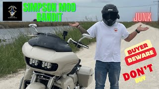 Reasons why you shouldn’t buy this Helmet Simpson Mod Bandit Review [upl. by Iv]