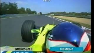 F1 Hungaroring 2000  Gaston Mazzacane Onboard [upl. by Ela437]