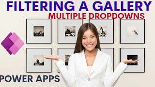 PowerApps Filter Gallery by Dropdown  For Beginners [upl. by Valentin]