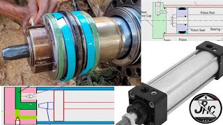 Hydraulic Cylinder Cushioning  Hydraulic Cushioning in a Cylinder [upl. by Philander]