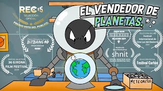 El Vendedor de Planetas  Cortometraje Animado Argentino [upl. by Akinad]