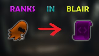 All Ranks in Blair Explained  Blair Roblox [upl. by Yrmac]