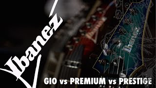 Ibanez Guitars RG Range  Model Comparison [upl. by Barta]