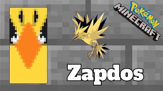 Minecraft Pokémon  Zapdos Banner Design  Its Banner Time [upl. by Mallon]