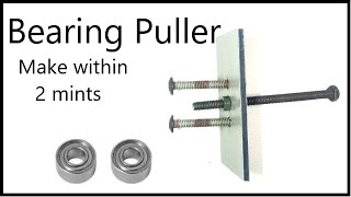 how to make bearing puller with in 2 mints  very useful tool [upl. by Wiburg974]