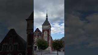 View on Palais de Justice in Nivelles 🏰 belgium wallonie architecture [upl. by Rangel]