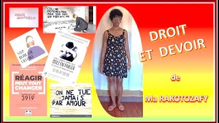 DROIT ET DEVOIR de Ma RAKOTOZAFY [upl. by Aelsel]