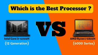 The Best CPU for Gaming in 2022  Ryzen 7 6800h vs Intel Core i712700h  Intel 12700h vs 6800h [upl. by Salim]