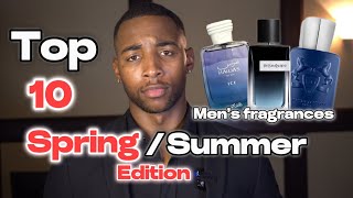 Top 10 men’s fragrances for springsummer 2024 [upl. by Rahr]