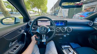 Mercedes AClass Test Drive POV 2024 [upl. by Ardnahcal]