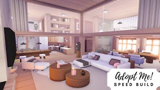 Aesthetic Rose Treehouse Speed Build 🌹 Roblox Adopt Me [upl. by Fortin214]