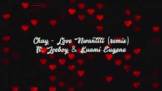 CKay  Love Nwantiti Remix ft Joeboy amp Kuami Eugene Lyric Video [upl. by Eniron]