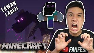 LAWAN ENDER DRAGON LAGI PAKE ELYTRA  DRAGON HEAD  Minecraft Indonesia [upl. by Akinehc589]