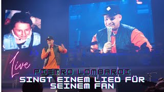 Pietro Lombardi singt für ein kleines Mädchen Wir Singen Lui in Kempten BigBox am 18032022 [upl. by Ihcalam]