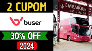 CUPOM DE DESCONTO BUSER 2024 » Até 30 OFF 🟡 Para Quem Já Viajou Primeira Viagem Grátis💛 [upl. by Bendite]