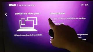 Como configurar un ROKU y crear tu propia cuenta en ROKUCOM [upl. by Kosey714]