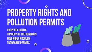 Property rights and pollution permits [upl. by Peppi]