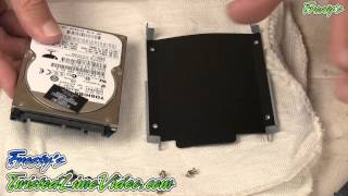 Hard Drive Caddy Install  How to add a second hard drive to your laptop [upl. by Harv]