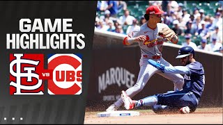 Cardinals vs Cubs Game Highlights 61424  MLB Highlights [upl. by Enicar]