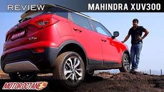 Mahindra XUV300  Hindi Review  MotorOctane [upl. by Nani]