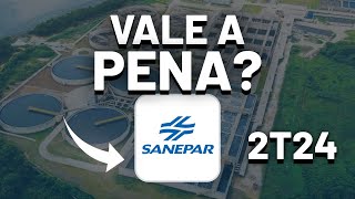 SAPR4 SANEPAR VALE A PENA 2T2024  Análise de Ações [upl. by Epifano]