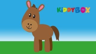 Hopp hopp hopp Pferdchen lauf Galopp  Kinderlieder KIDDYBOXTV [upl. by Perseus]