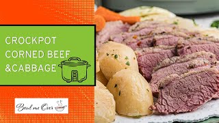 Easy Crockpot Corned Beef and Cabbage Recipe St Patricks Day Special [upl. by Ahsemat443]