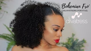 10 SLEEK Bohemian Fro Ponytail  Edge Tamer  DIVATRESSCOM [upl. by Calendra]