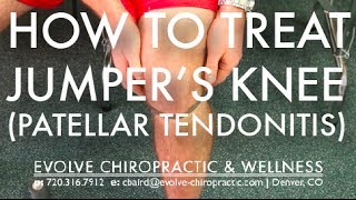 Easy Treatment for Jumpers Knee Patellar Tendonitis  Solving Pain With Strength [upl. by Clyte59]