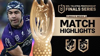 NRL 2024  Storm v Roosters  Match Highlights [upl. by Aicinoid]