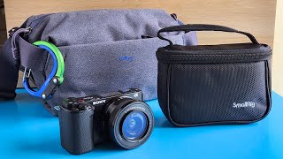 Sony ZV E10 in Smallrig camera bag in Belroy Venture Sling bag 6L [upl. by Scarlet]