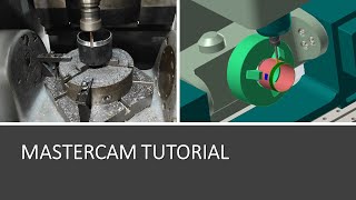 MasterCAM 2021 Tutorial 101  Mill 5 Axis Machining Toolpath Testing [upl. by Nivan]