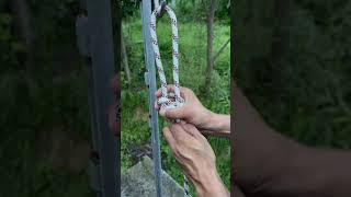 halyard hitch knot rope climbing climbinglove [upl. by Dang]